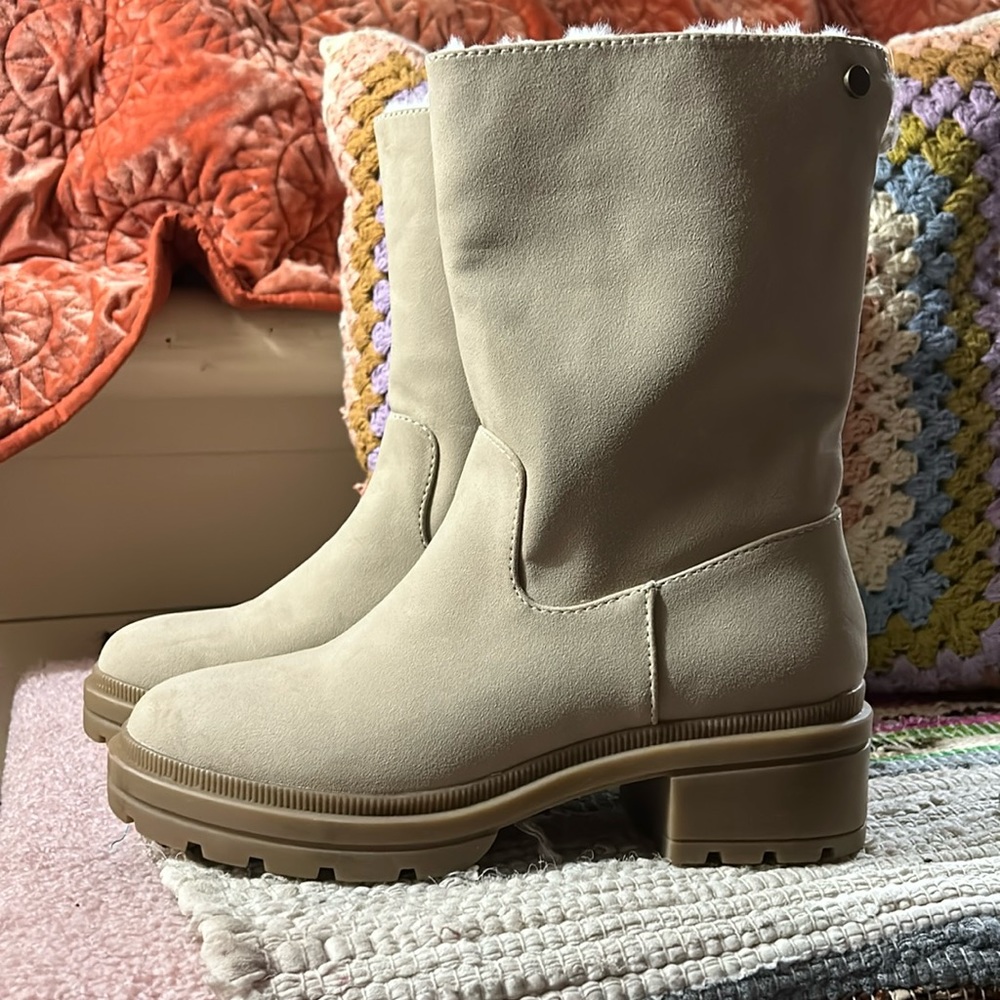 Rocket Dog Suede Fur Insulated Boots